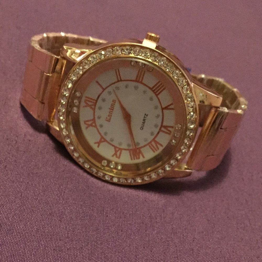 🌟Watch with rhinestones